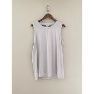 ATHLETA Light Gray Move With Ease Tank Size Women's XL